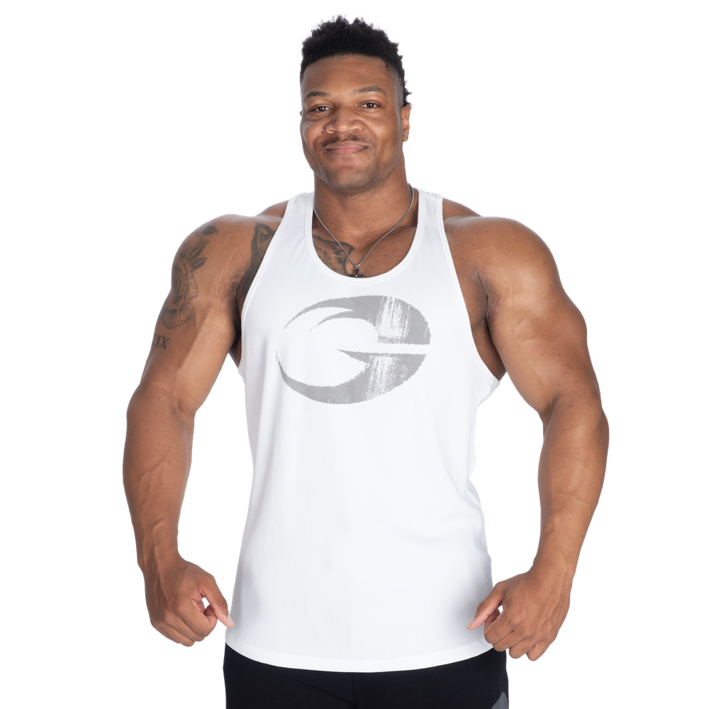 Gasp Rib Essential T-Back - White/Grey - imagem 1