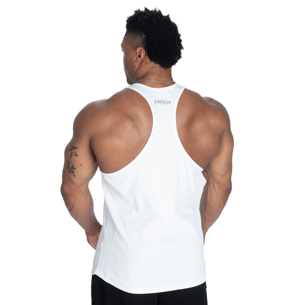 Gasp Rib Essential T-Back - White/Grey - imagem 3