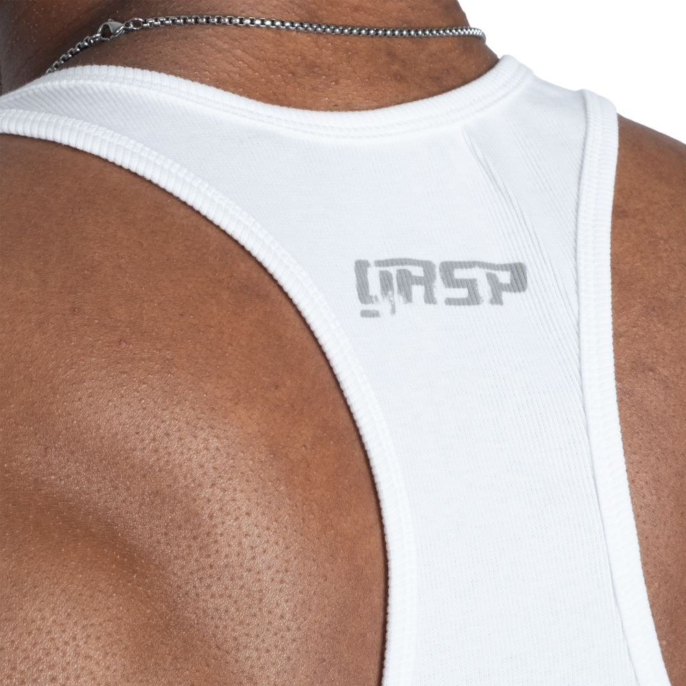 Gasp Rib Essential T-Back - White/Grey - imagem 5