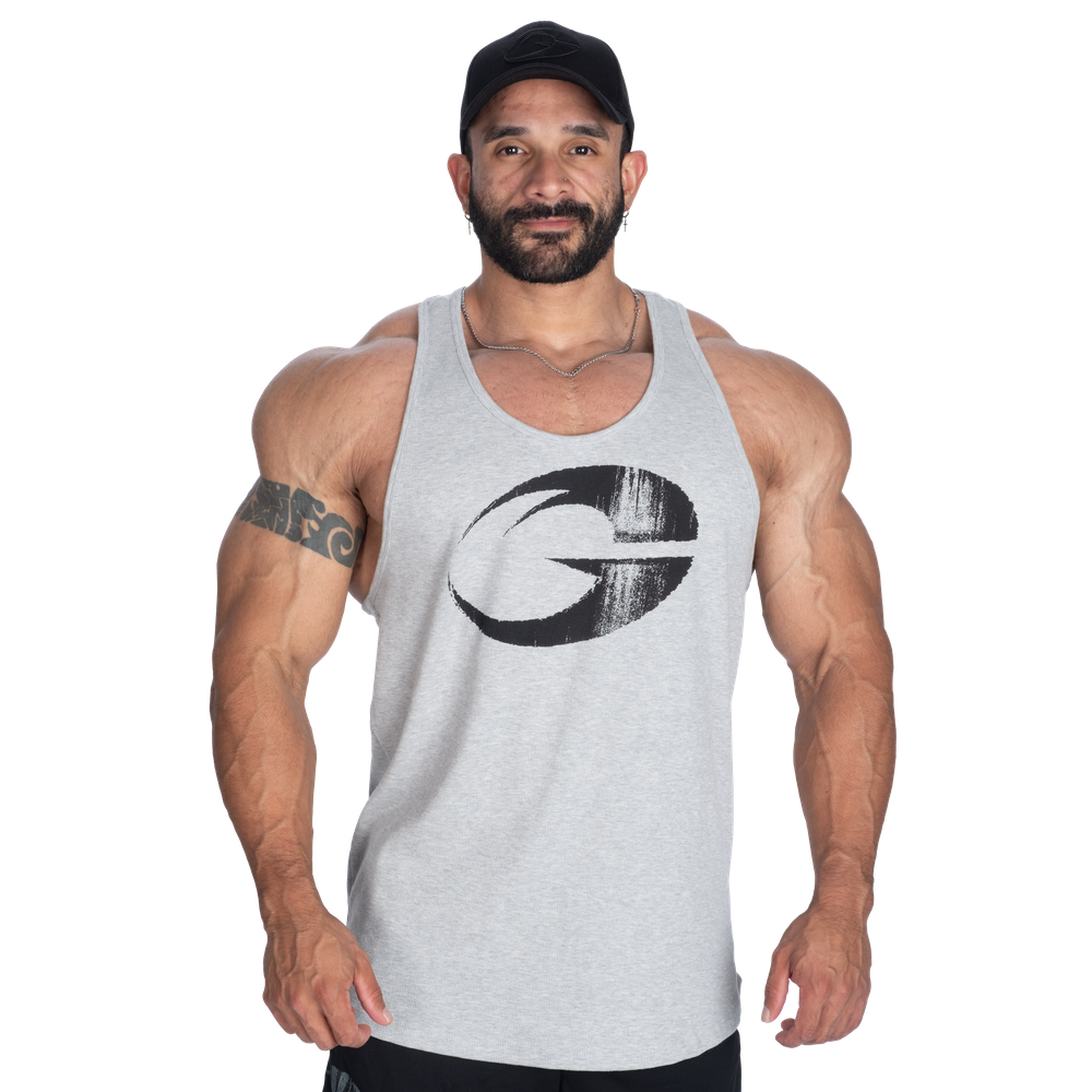 Gasp Rib Essential T-Back - Grey Melange - imagem 1