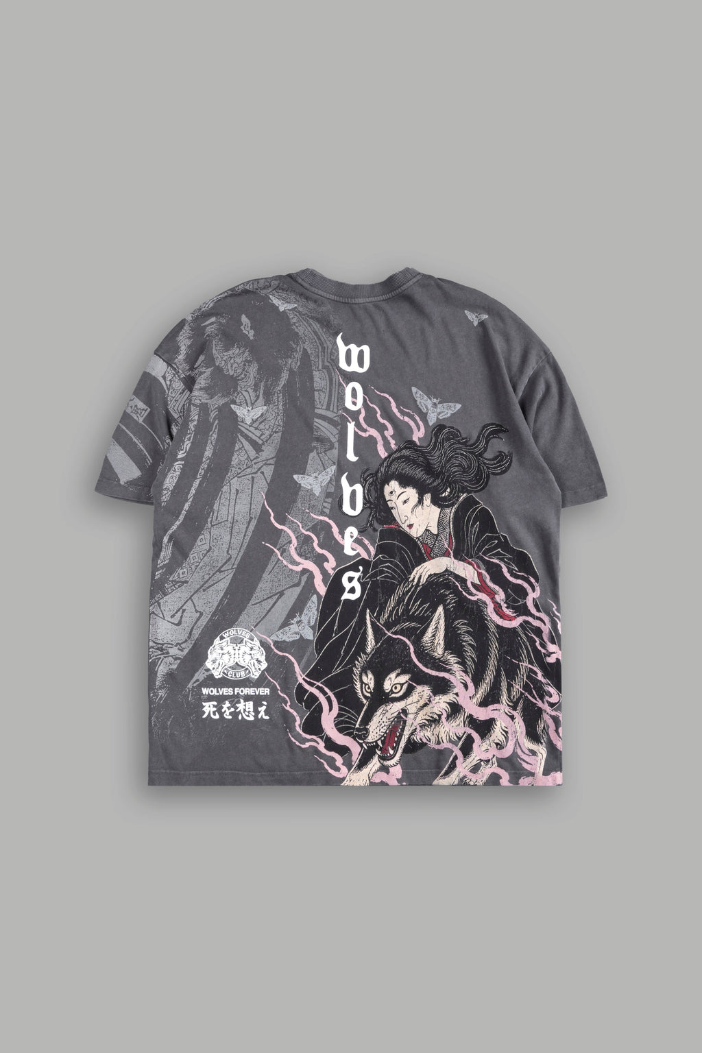Darc Yokai Premium Oversized Tee in Slate Gray — imagem 1