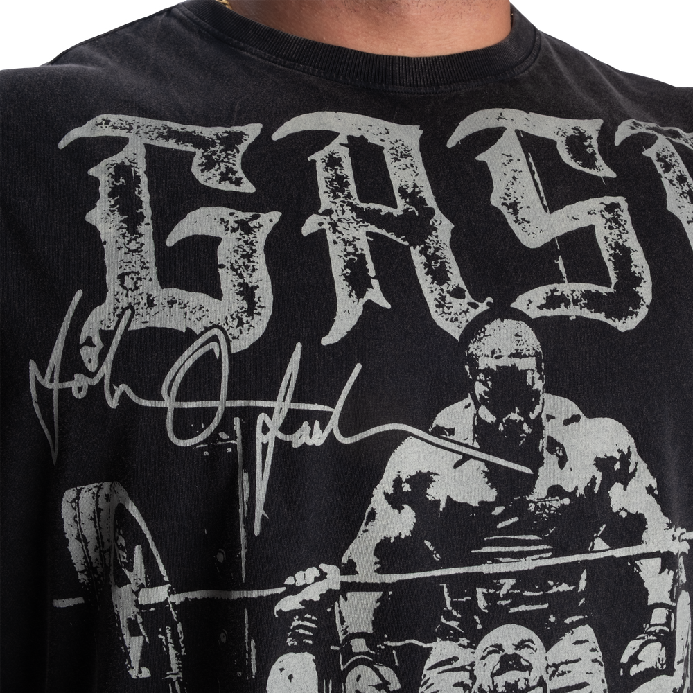 Branch & Johnnie Iron Tee - Washed Black - imagem 4