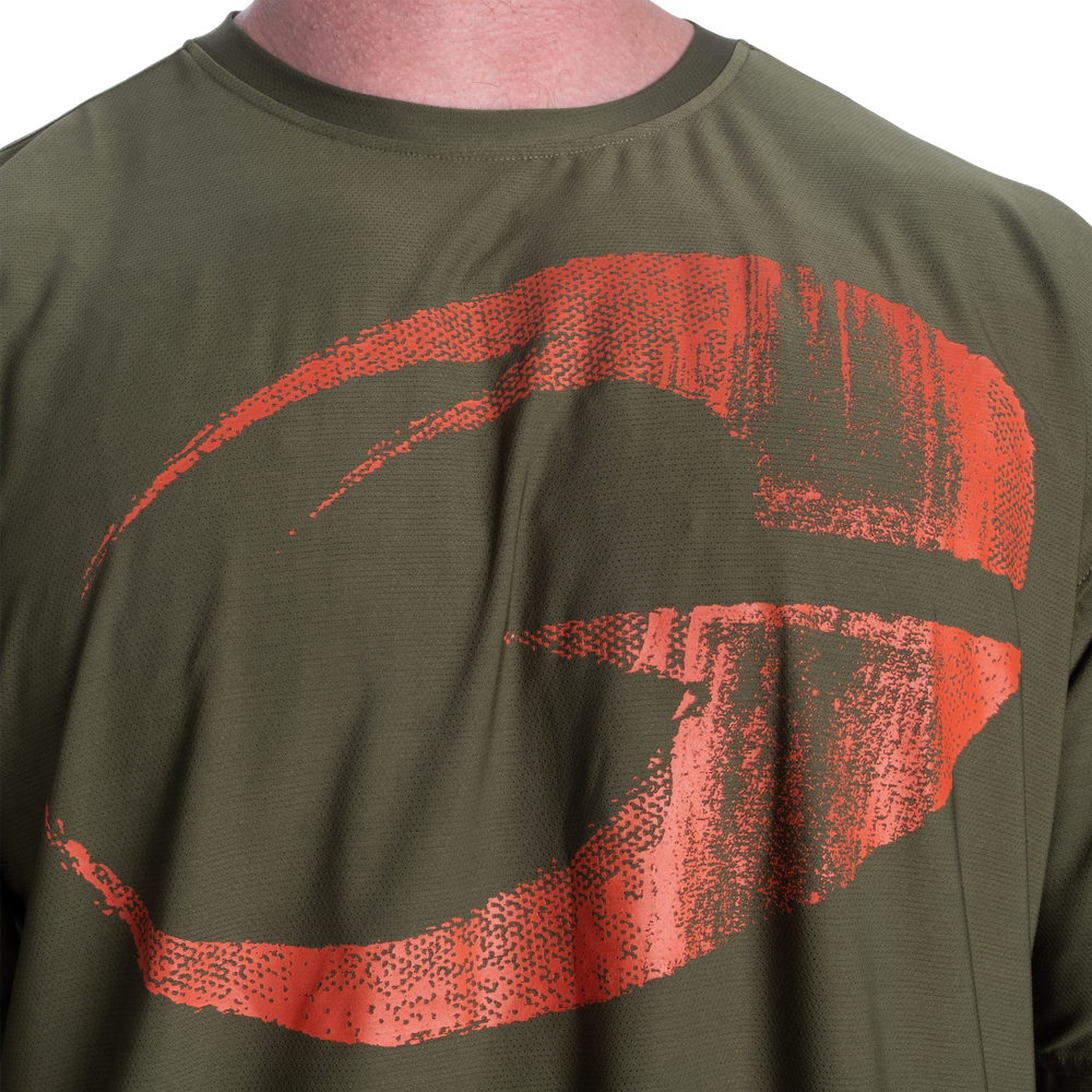 Mesh Iron Tee - Green/Flame - imagem 4