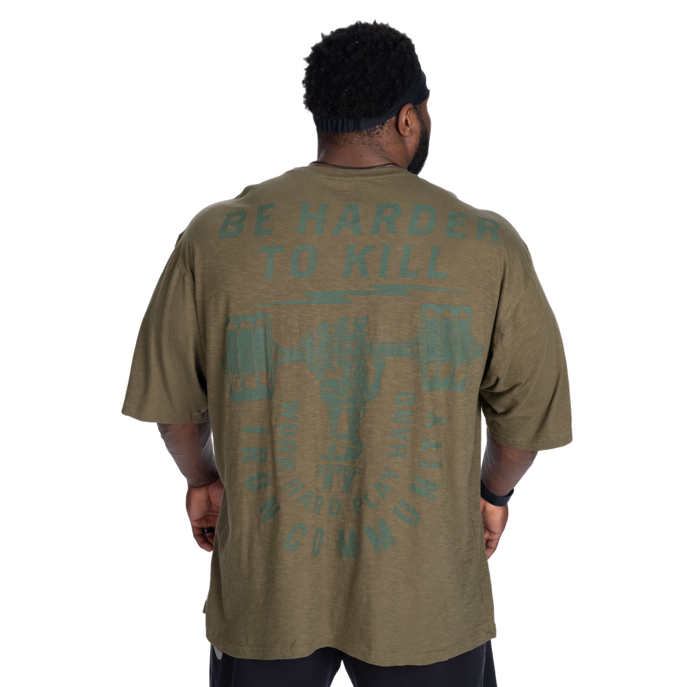 HTK Slub Iron Tee - Washed Green - imagem 1