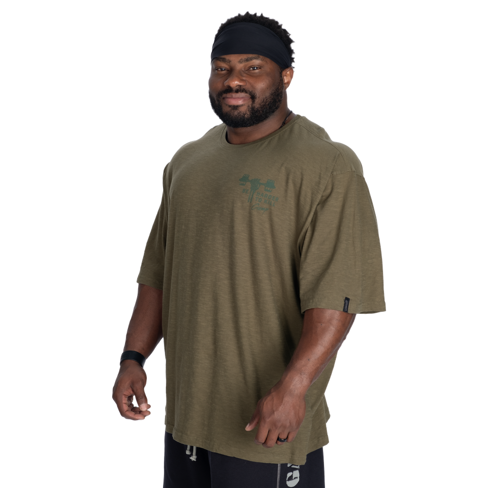 HTK Slub Iron Tee - Washed Green - imagem 3