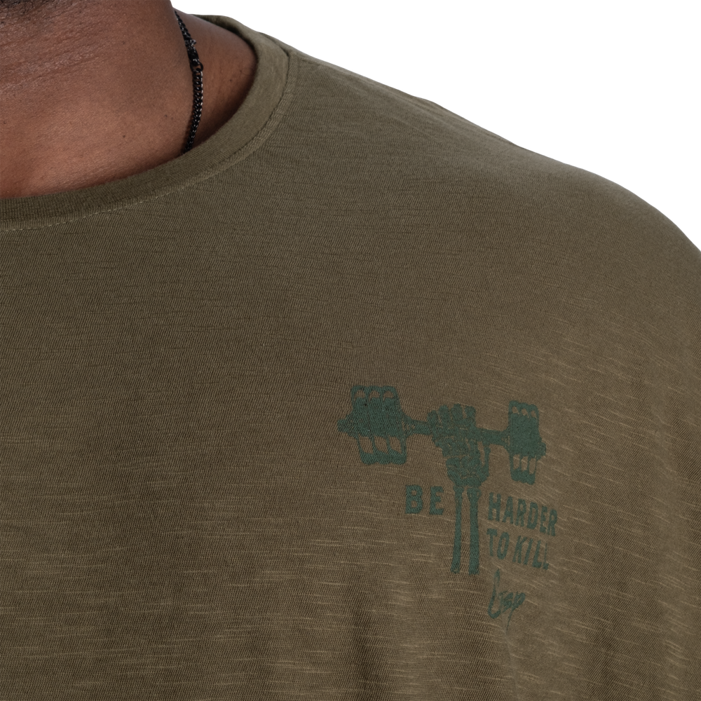 HTK Slub Iron Tee - Washed Green - imagem 6
