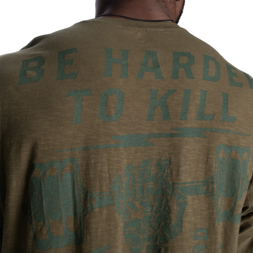 HTK Slub Iron Tee - Washed Green - imagem 4
