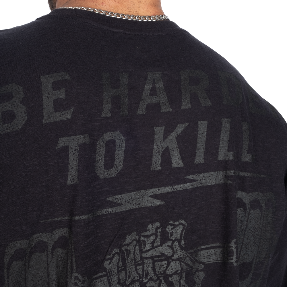 HTK Slub Iron Tee - Washed Black - imagem 5
