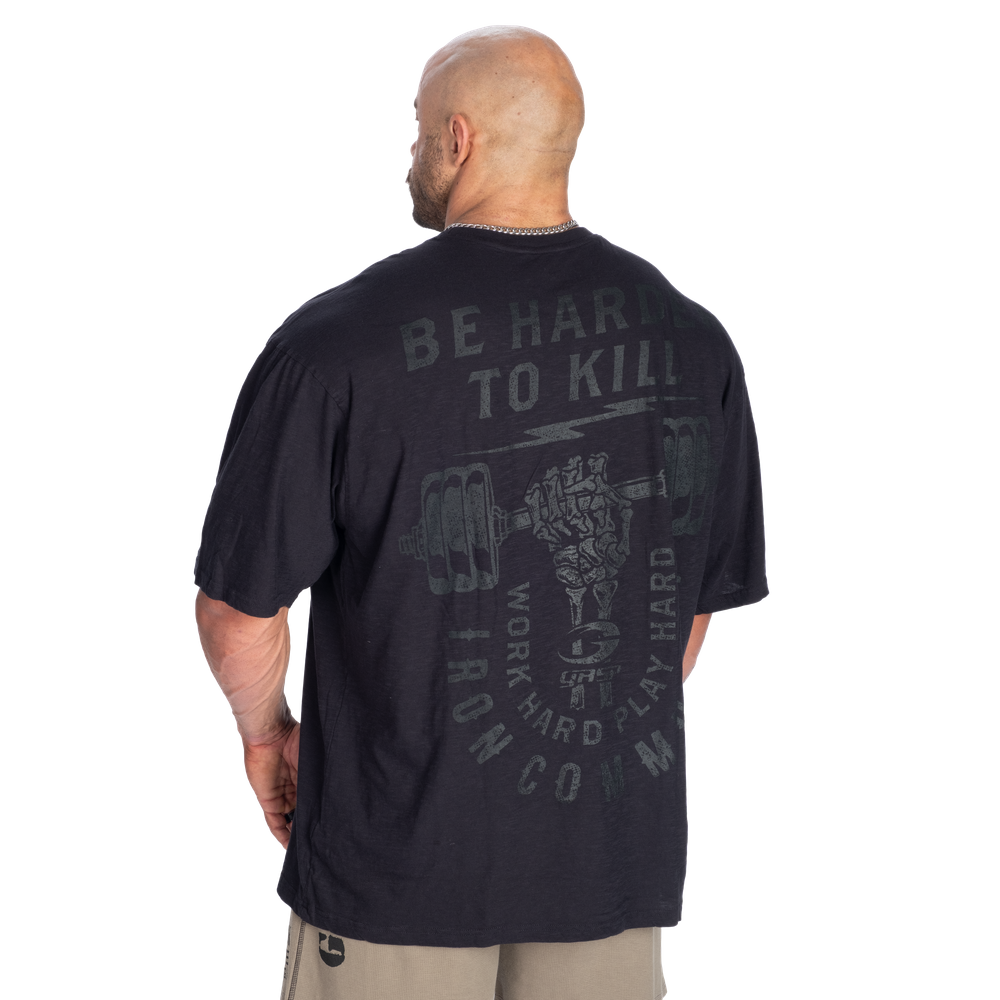 HTK Slub Iron Tee - Washed Black - imagem 1