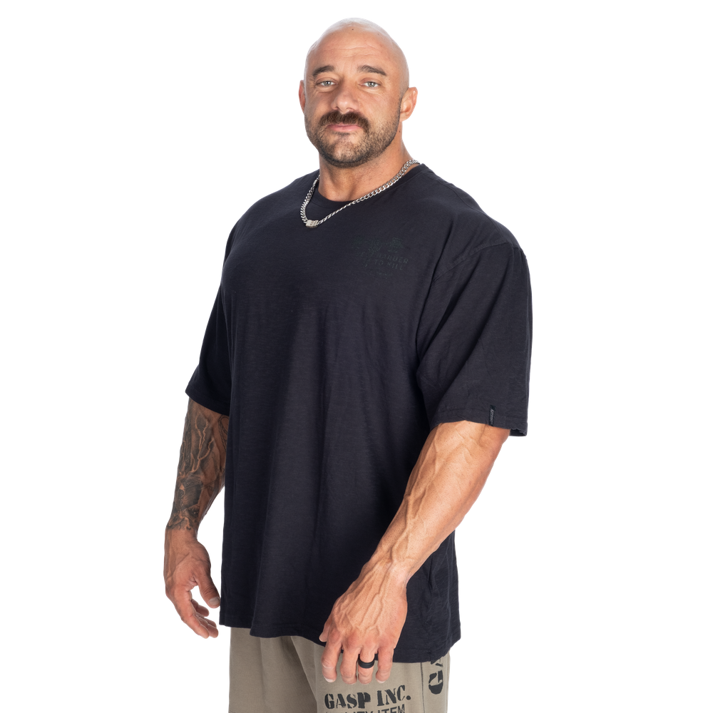 HTK Slub Iron Tee - Washed Black - imagem 3
