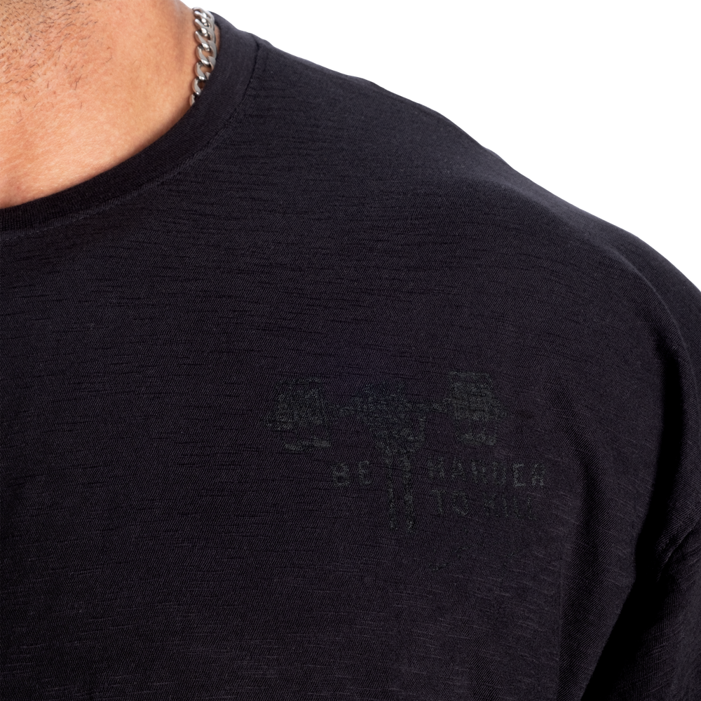 HTK Slub Iron Tee - Washed Black - imagem 4