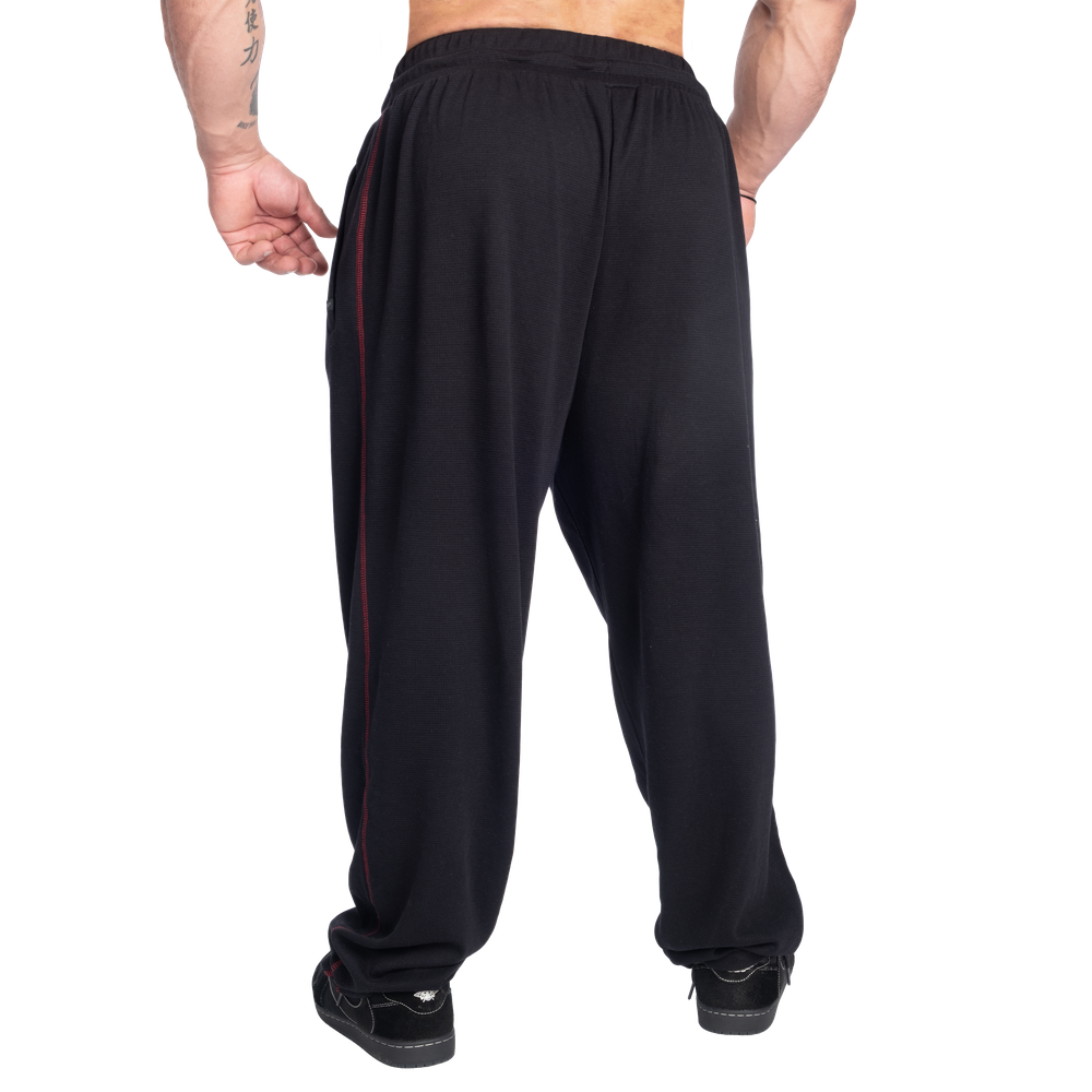 Old School Thermal Pants - Asphalt/Red - imagem 2