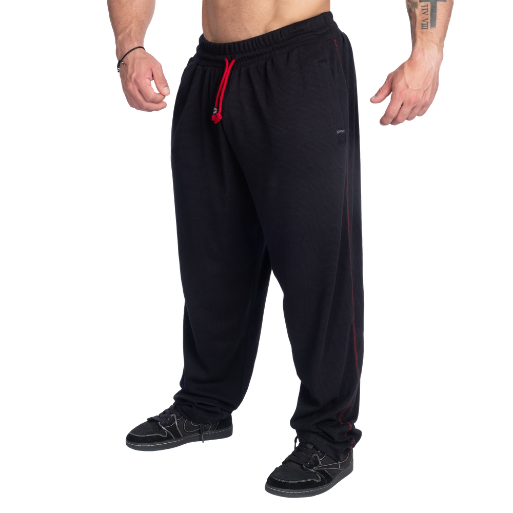 Old School Thermal Pants - Asphalt/Red - imagem 1
