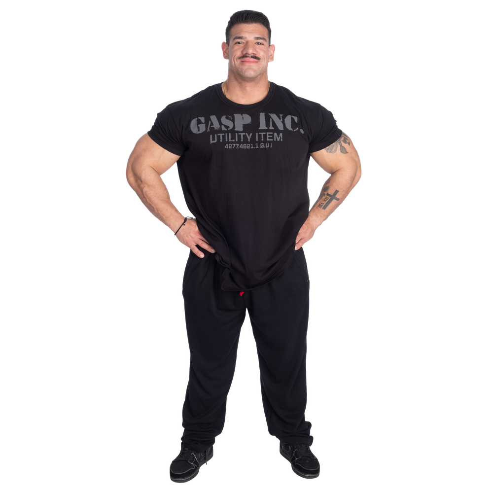 Old School Thermal Pants - Asphalt/Red - imagem 5
