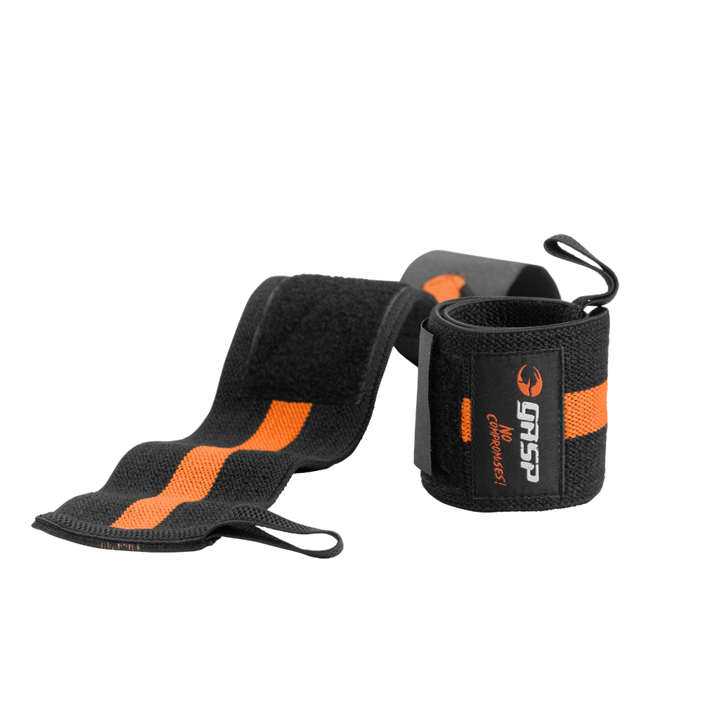 GASP 1RM wrist wraps - Black/Flame - imagem 5