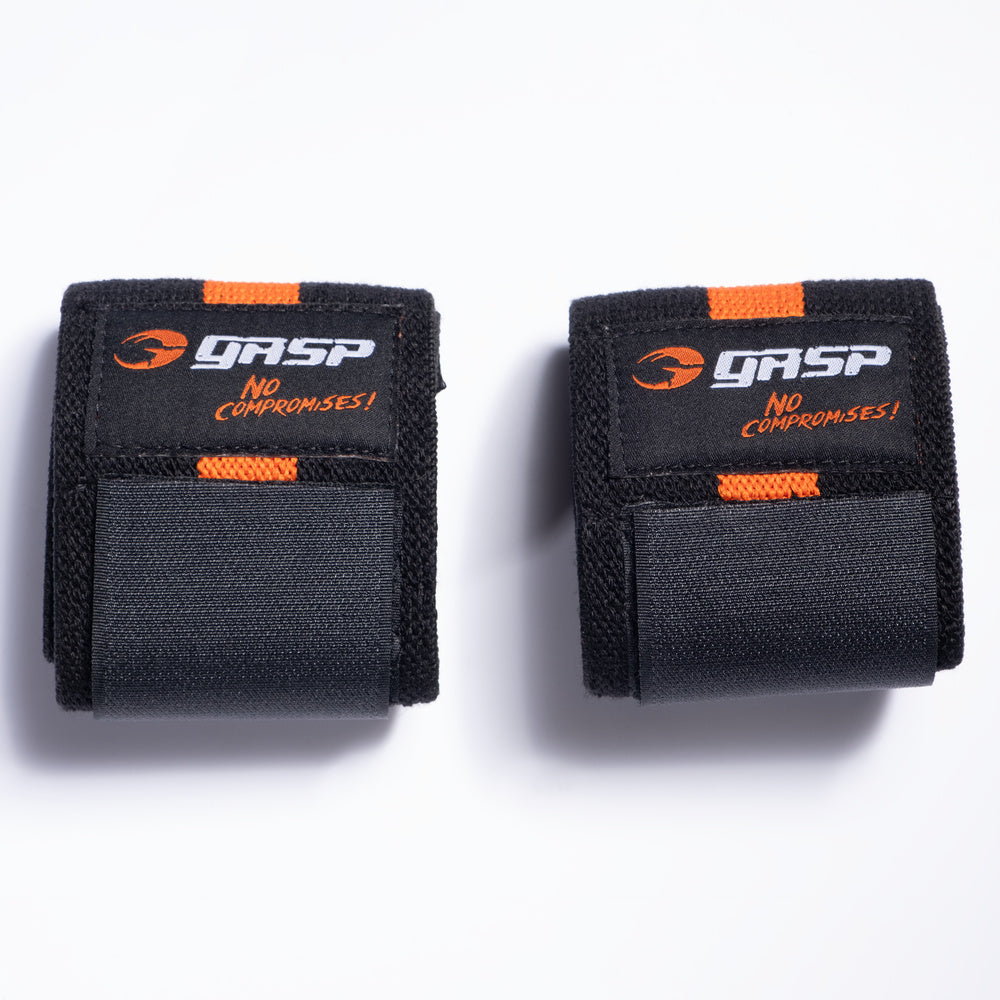 GASP 1RM wrist wraps - Black/Flame - imagem 3