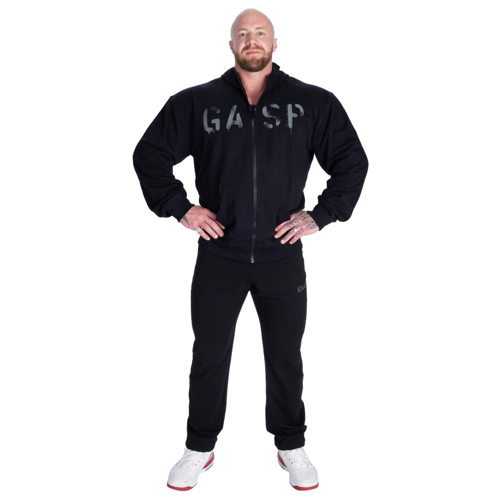 GASP Classic Zip Hoodie - Black - imagem 6