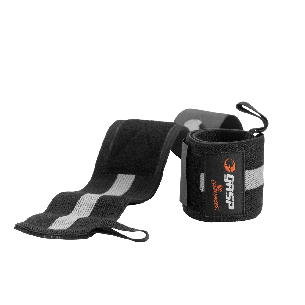 GASP 1RM wrist wraps - Black/Grey - imagem 5