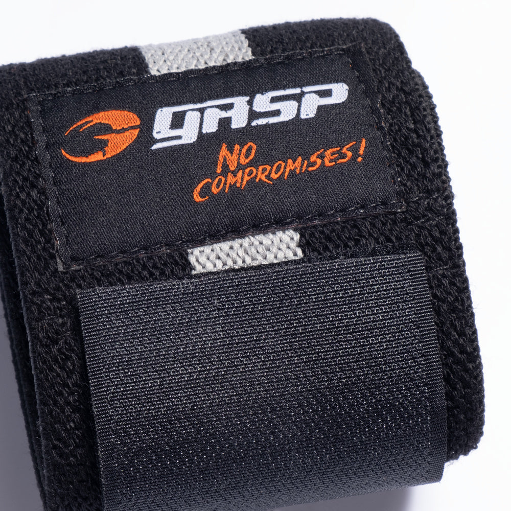 GASP 1RM wrist wraps - Black/Grey - imagem 4