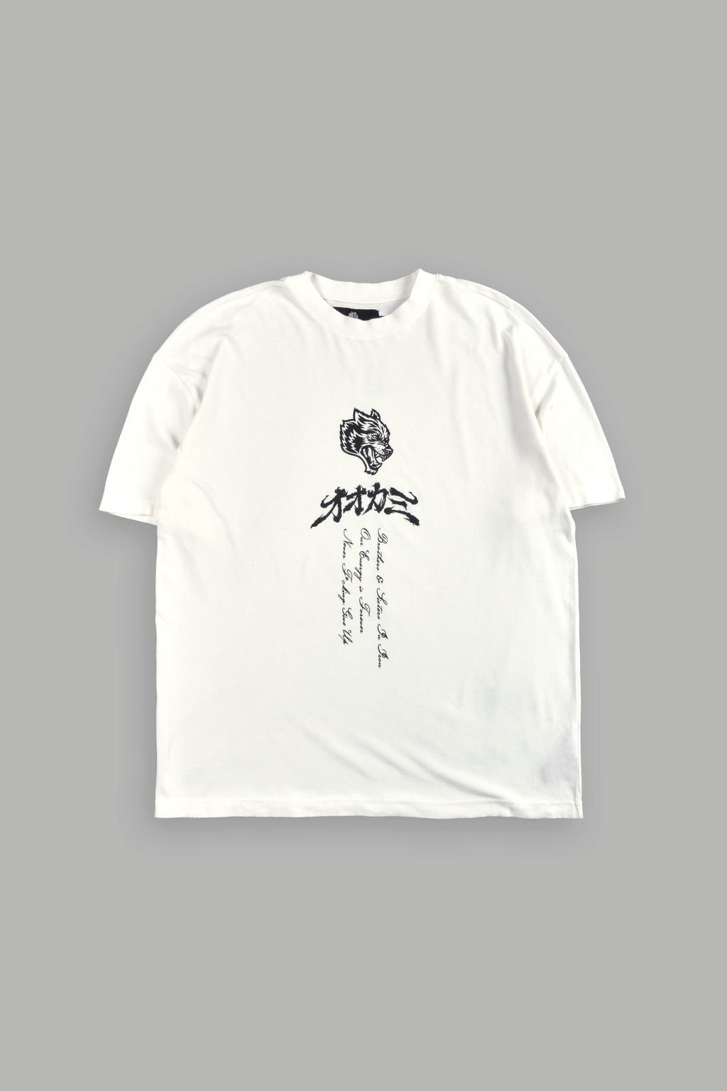 Darc Yokai Premium Oversized Tee in Cream — imagem 3