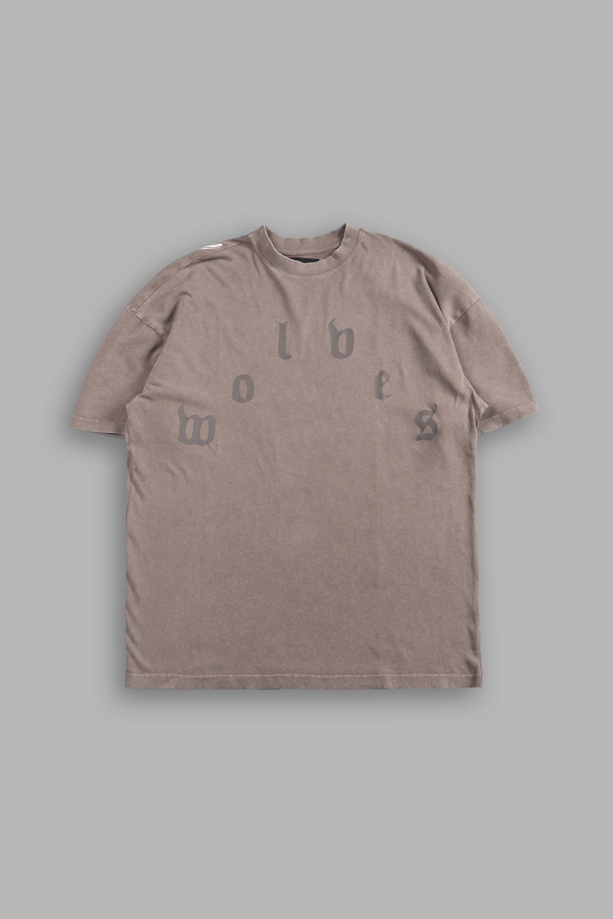 Her Prayer Premium Tee Oversized In Mojave Brown