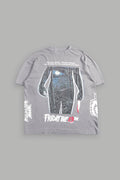 Friday Premium Oversized Tee In Dove Gray