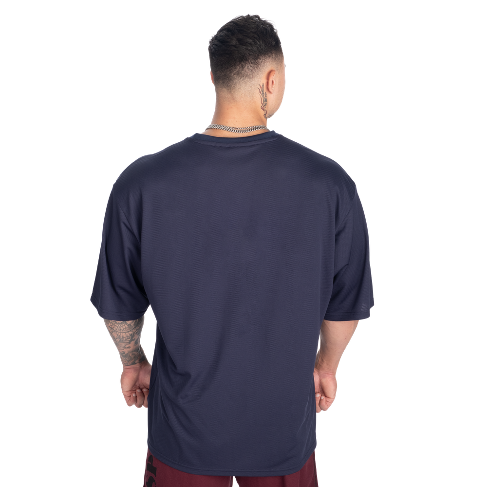 V-Neck Mesh Iron Tee - Dark Navy - imagem 2