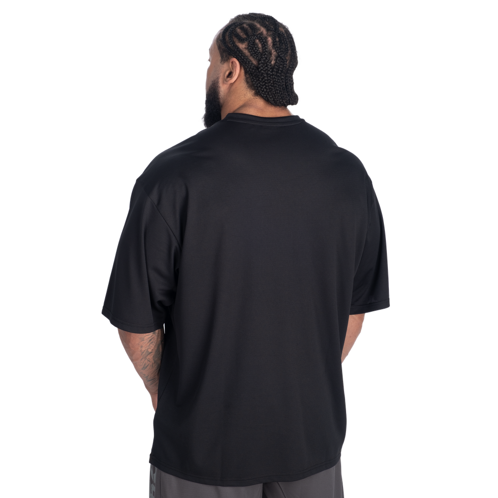 V-Neck Mesh Iron Tee - Black - imagem 2
