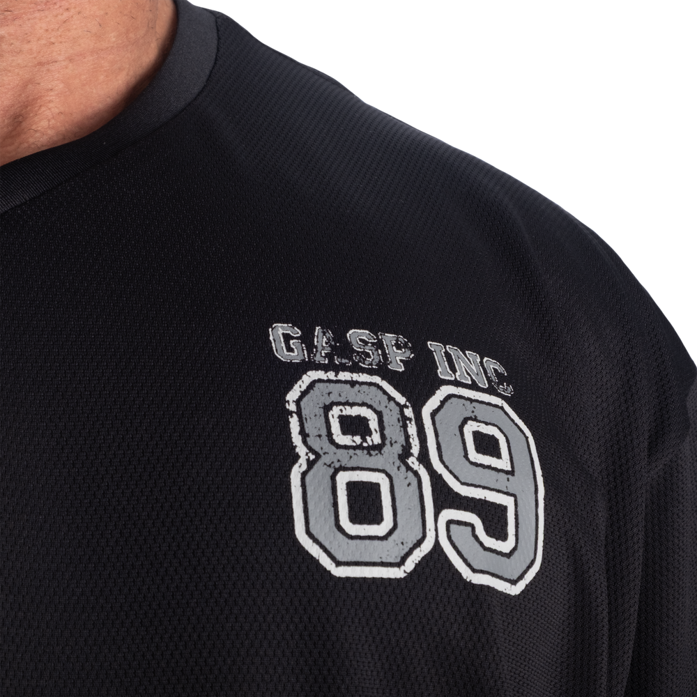V-Neck Mesh Iron Tee - Black - imagem 4