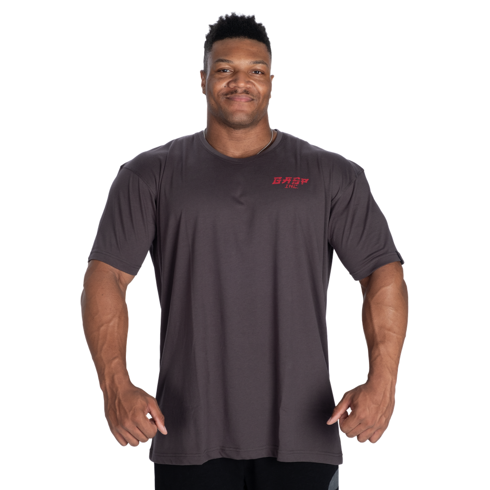 Nahma Standard Tee - Iron/Red - imagem 2