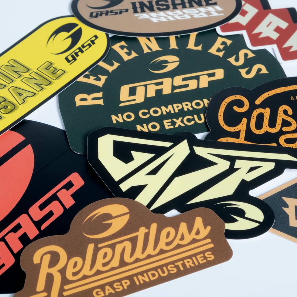 Gasp Stickers 10p - Multi Combo - imagem 2