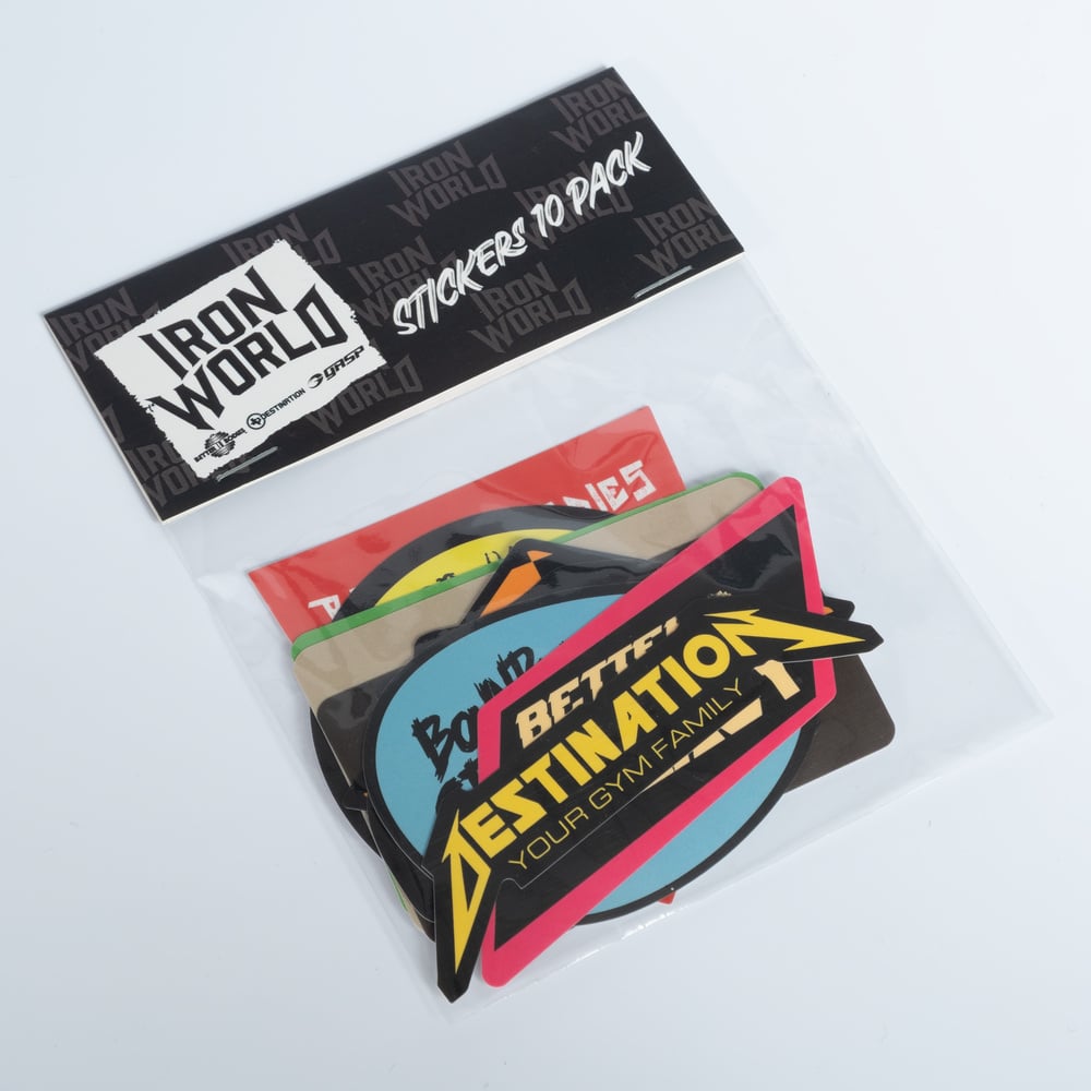 Iron World Stickers 10p — imagem 1