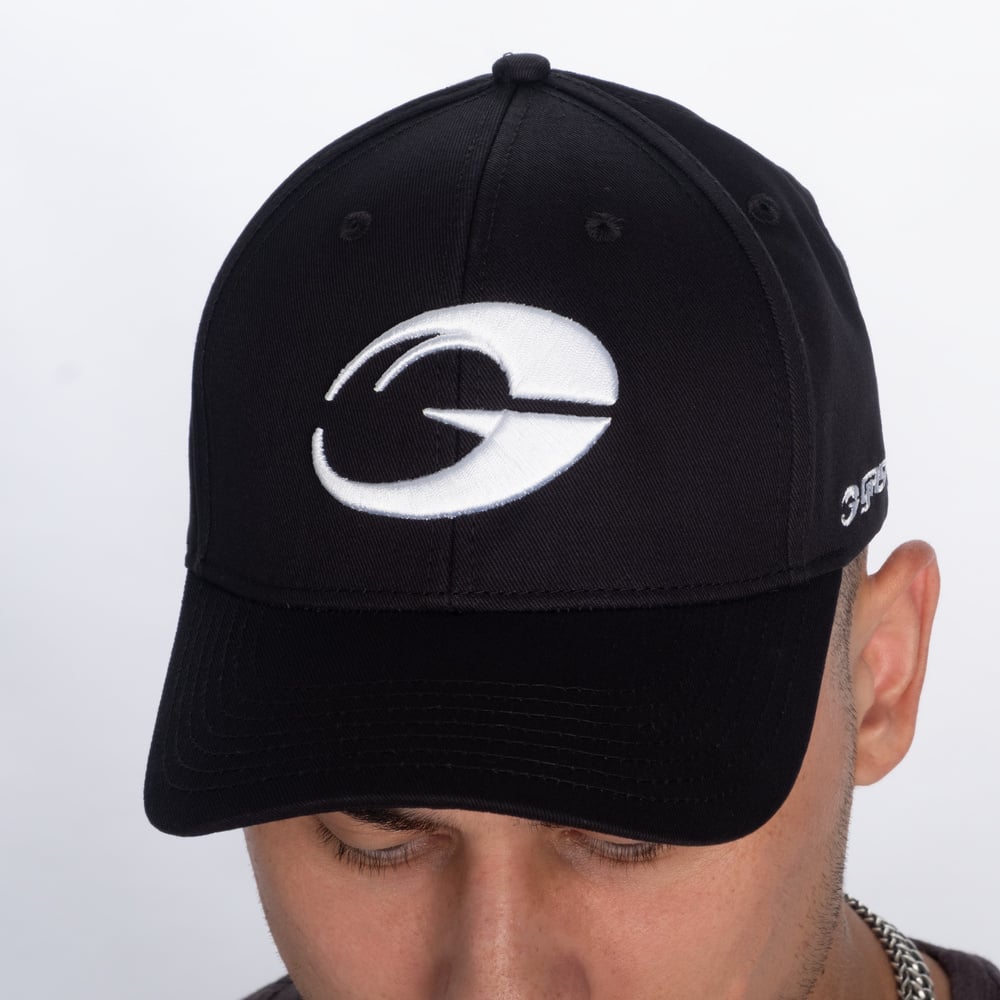 Gasp baseball cap - Black/White - imagem 1