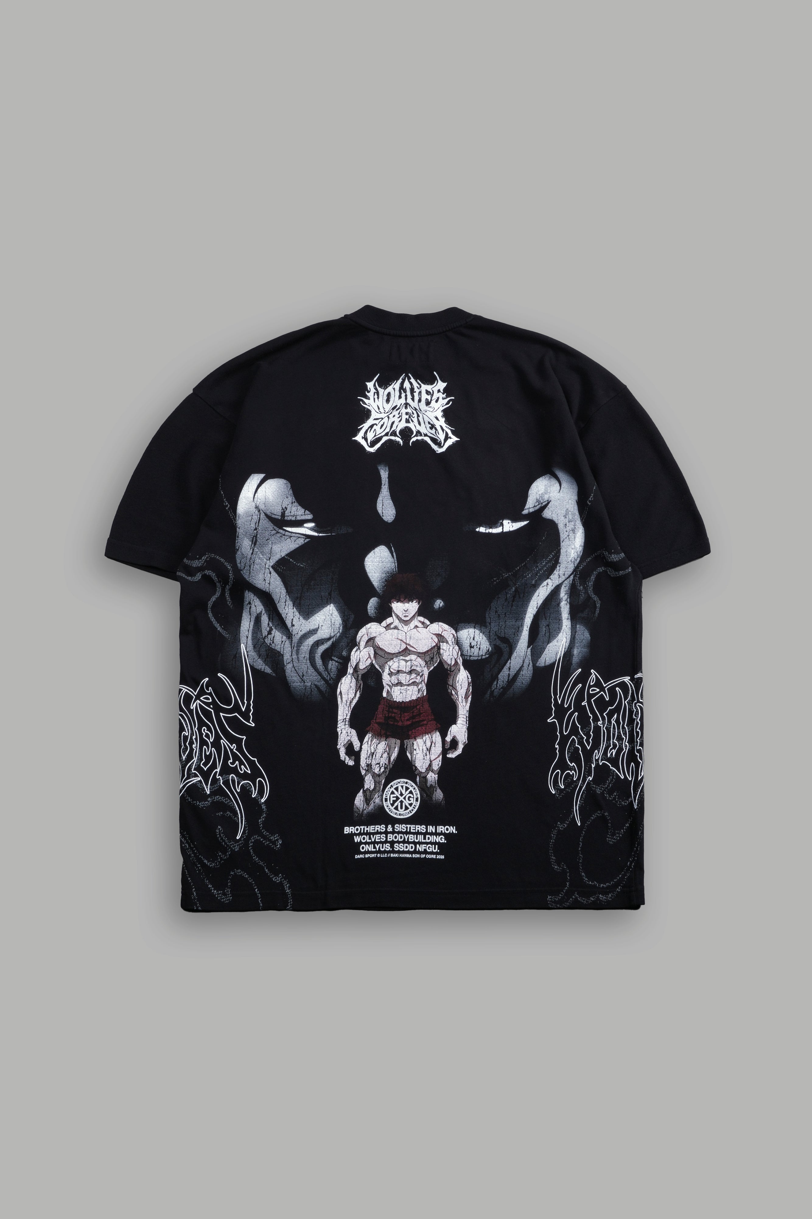 Baki Son of Ogre "Side-By-Side" Tee Box Set in Black — imagem 18