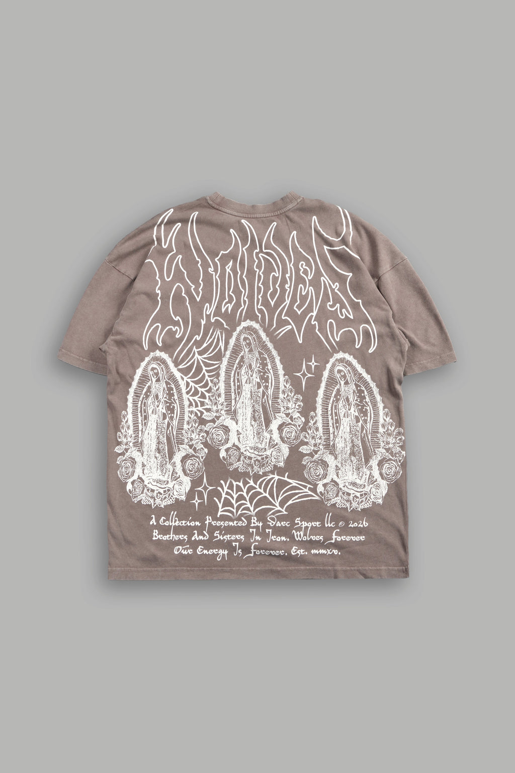 Her Prayer Premium Tee Oversized In Mojave Brown