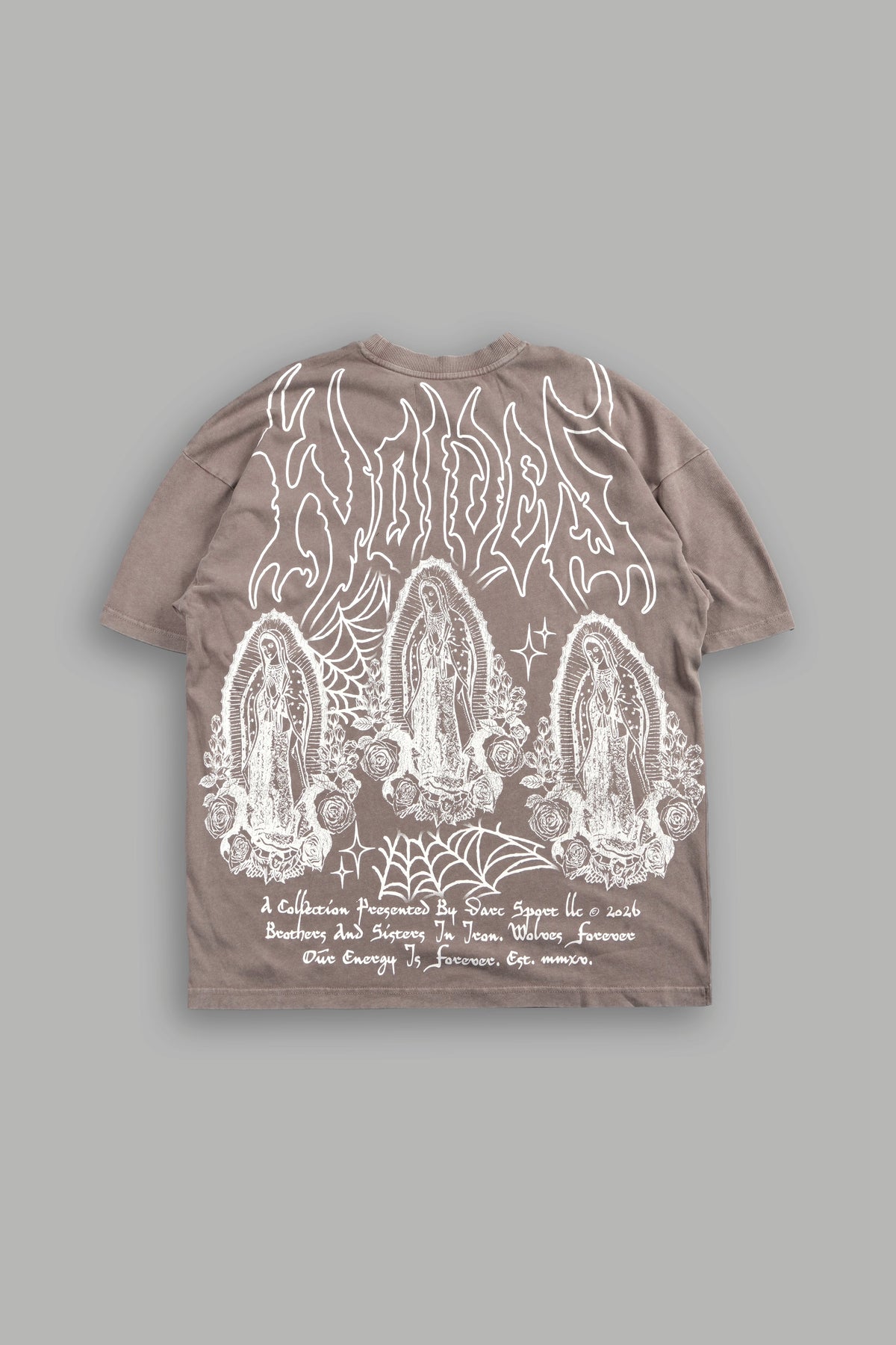 Her Prayer Premium Tee Oversized In Mojave Brown