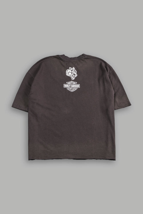 Camiseta Darc Sport   HD Eagle And Skull Premium (tom marrom escuro lavado)