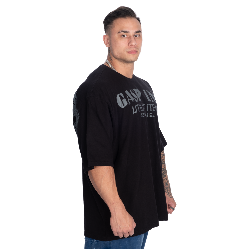 Gasp Inc Iron Tee - Black - imagem 5