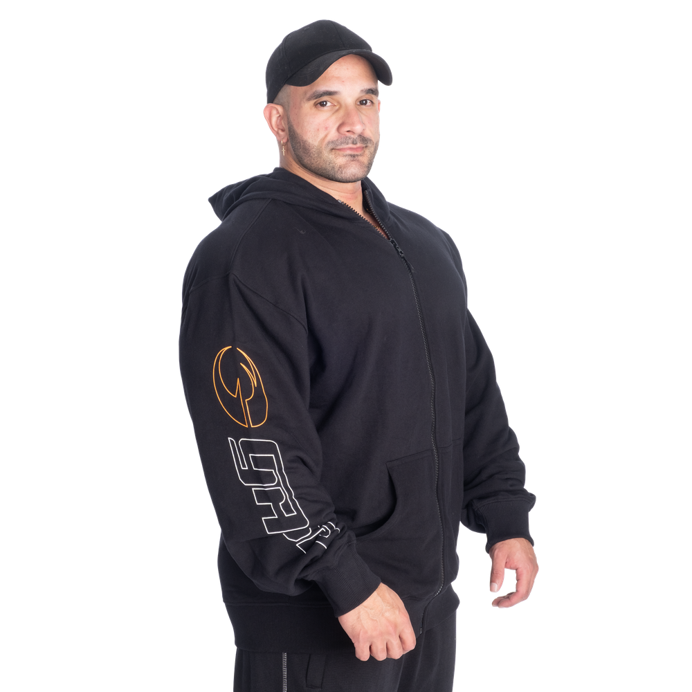 Classic Zip Hood - Black/White - imagem 3