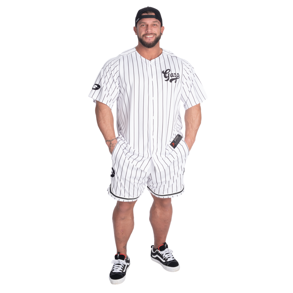 Gasp Basketball Shorts 6.5” - White/Black - imagem 5