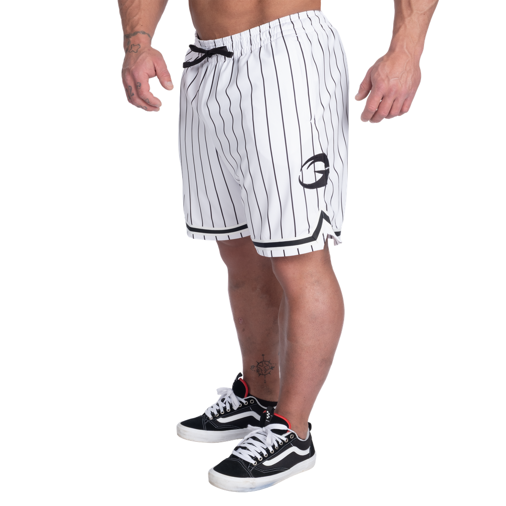 Gasp Basketball Shorts 6.5” - White/Black - imagem 1