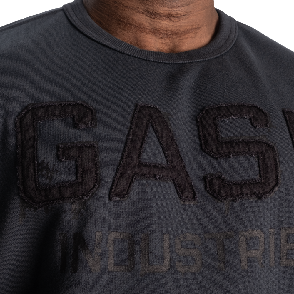 Gasp Washed Crewneck - Washed Black - imagem 3