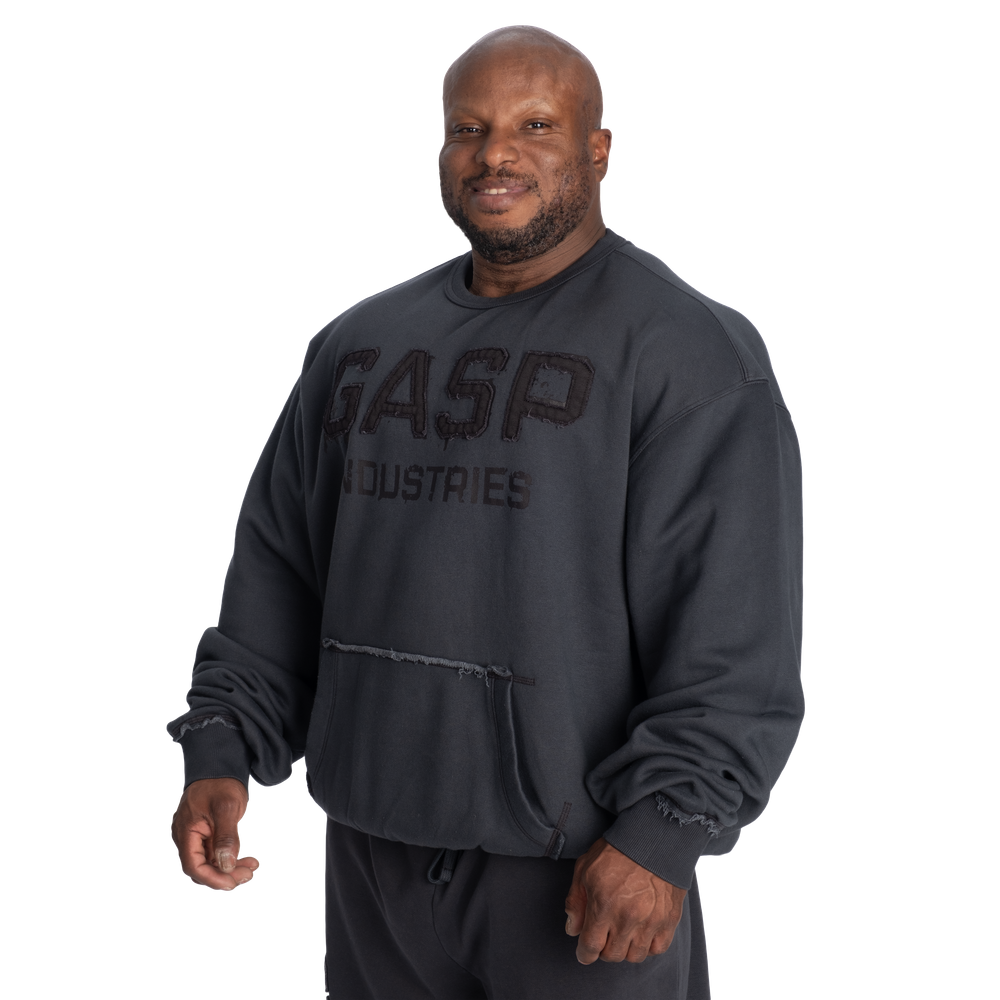 Gasp Washed Crewneck - Washed Black - imagem 5