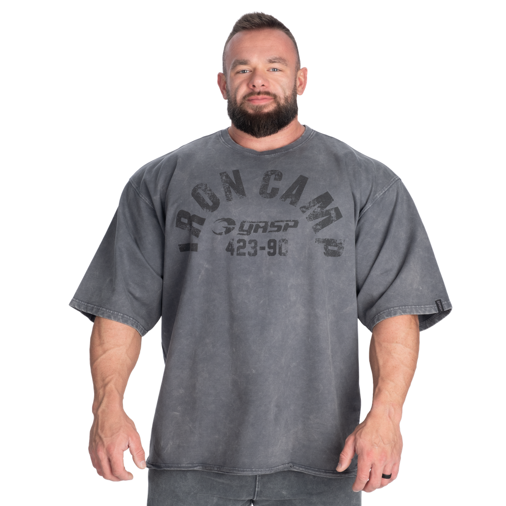 Iron Camp Iron Tee - Washed Black - imagem 1