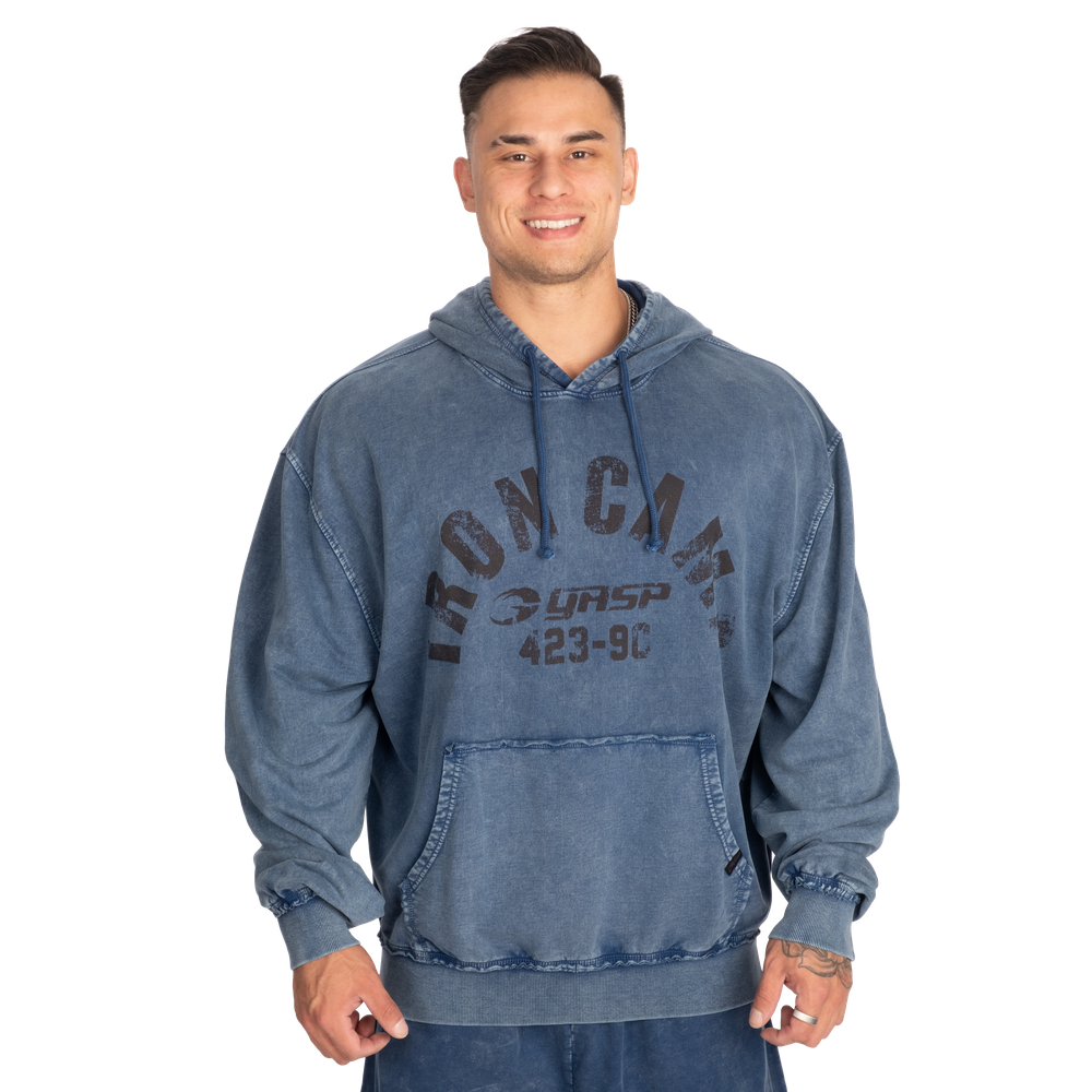 Iron Camp hood sweater - Washed blue - imagem 1