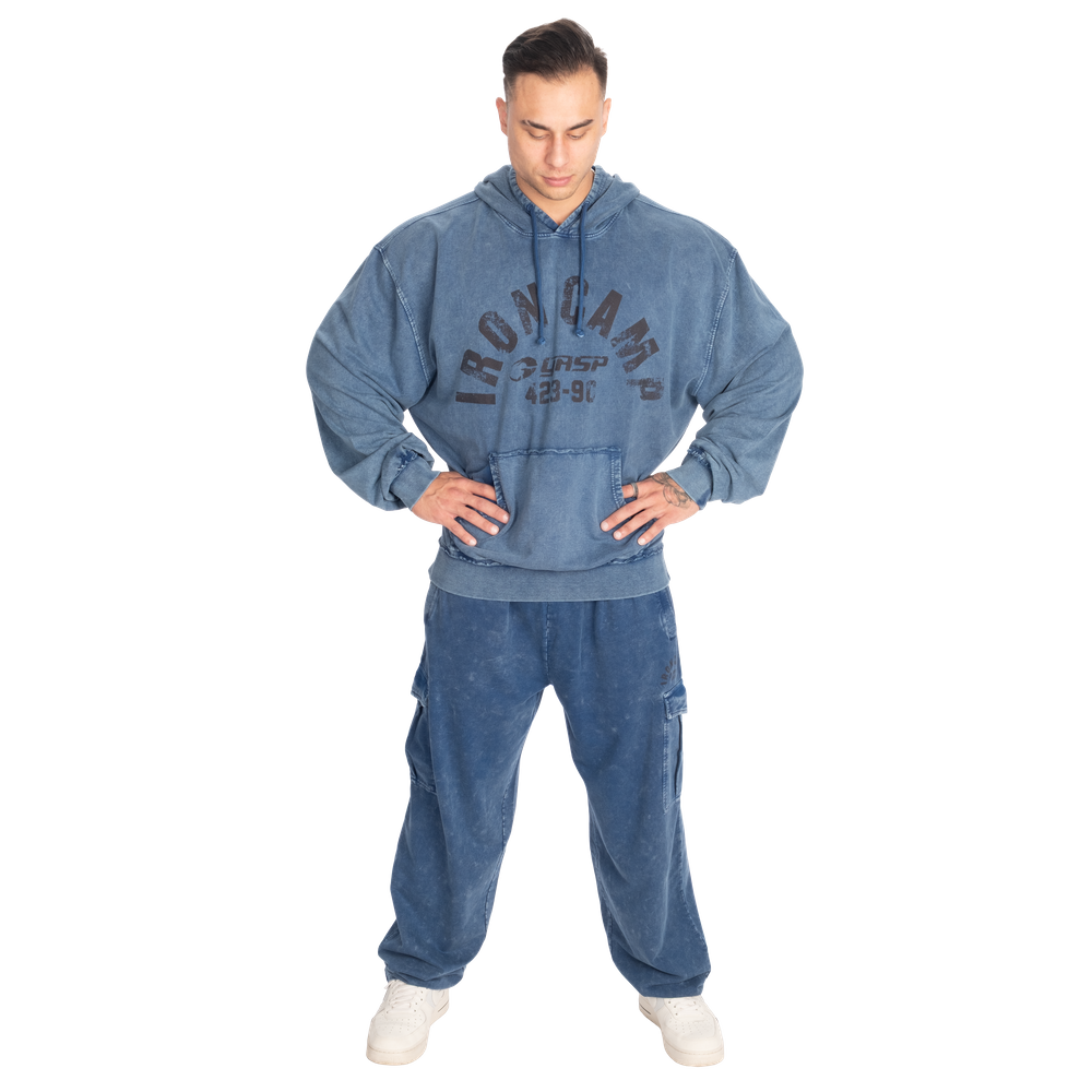 Iron Camp hood sweater - Washed blue - imagem 6