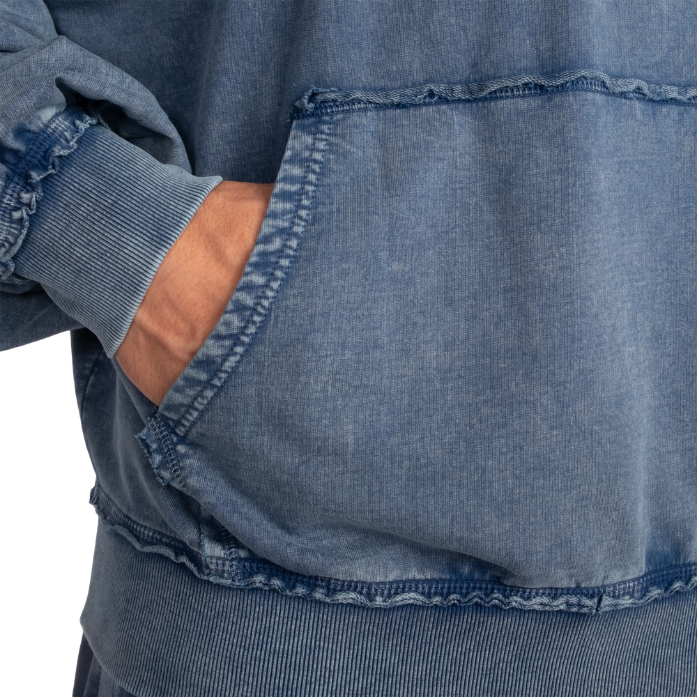 Iron Camp hood sweater - Washed blue - imagem 4