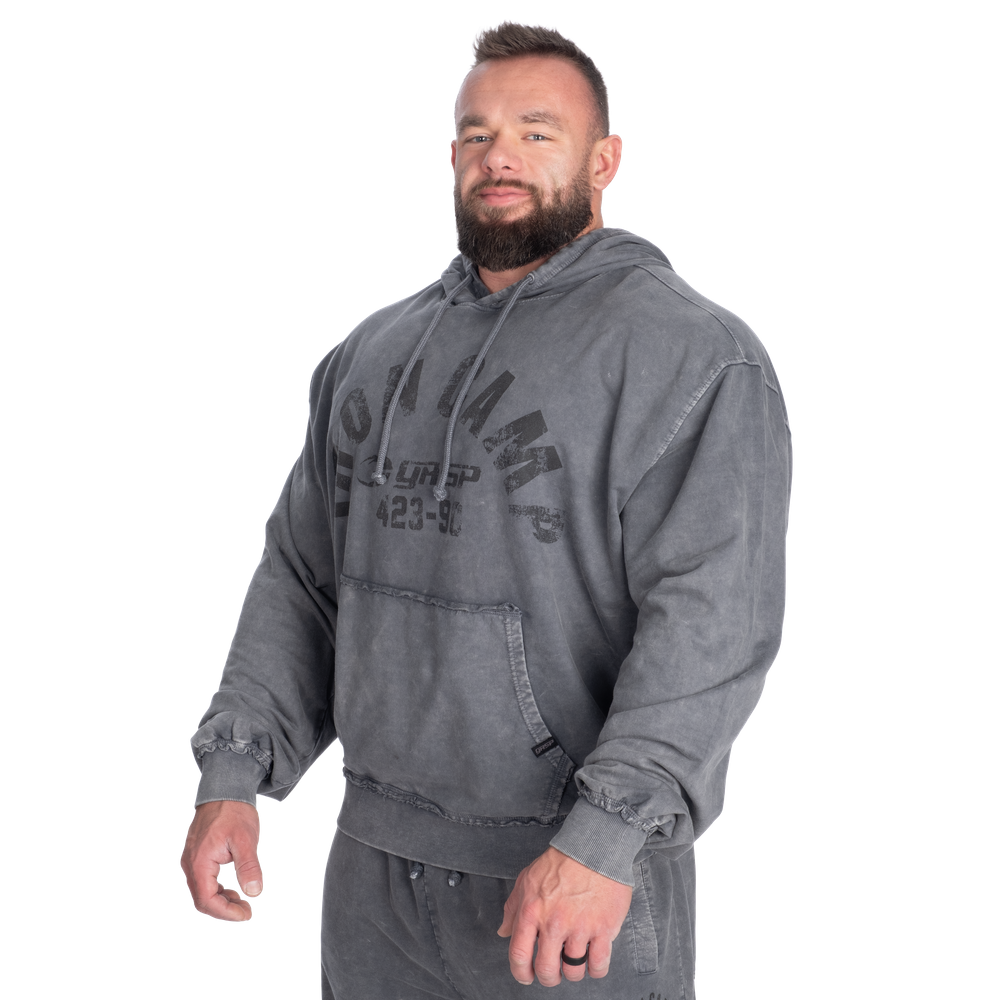 Iron Camp Hood Sweater - Washed Black - imagem 3