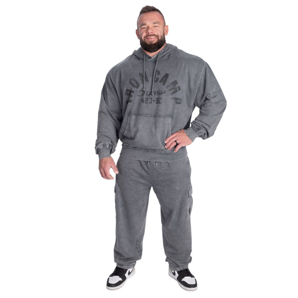 Iron Camp Hood Sweater - Washed Black - imagem 6