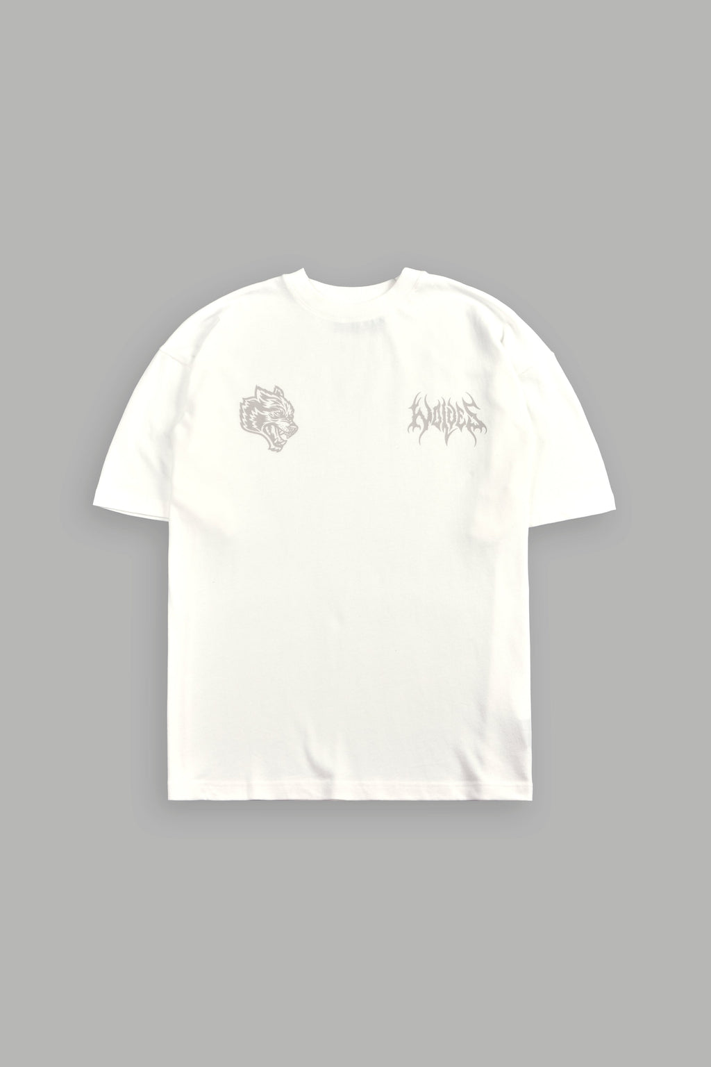 Hesh Core V2 Premium Oversized Tee in Cream — imagem 8